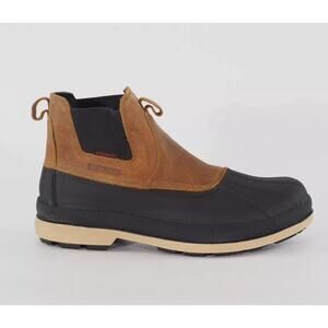 Skechers Women's Robards Cahir Rain Boot Slip Resistent  Sz. 5 Brown/Black